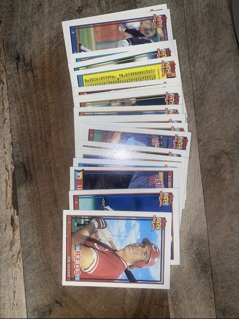 Topps baseball cards, 1991 and 92